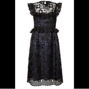 Orla Kiely Frill Plum Dress